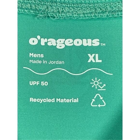 O'rageous Men's Crew Neck Pullover Raglan Long Sleeve T-Shirt Green Size XL - Picture 6 of 8